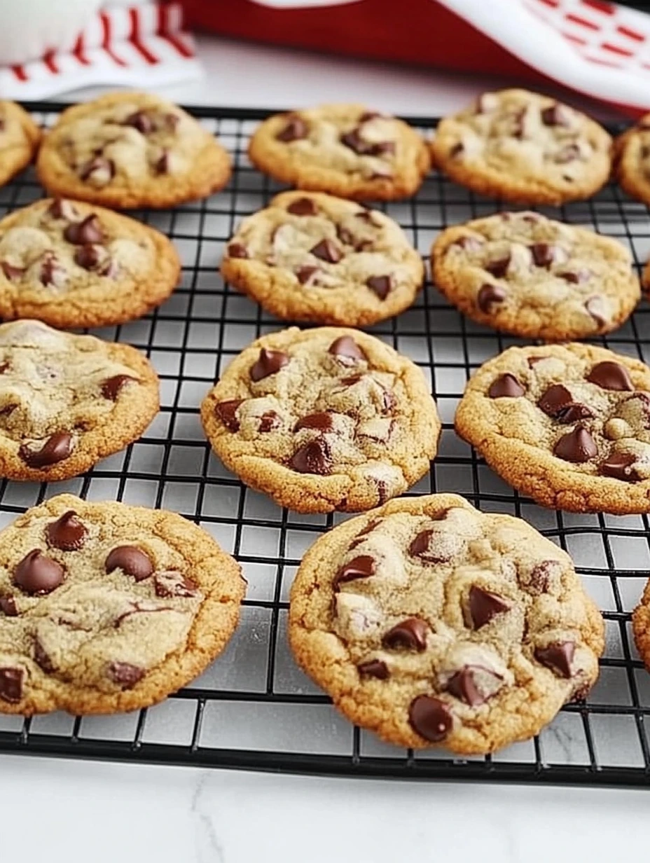 Nygräddade mjuka kakor med chokladbitar