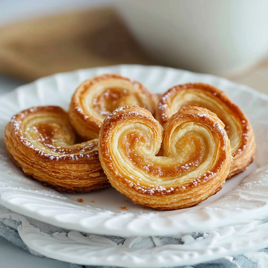 Enkla palmier-kex