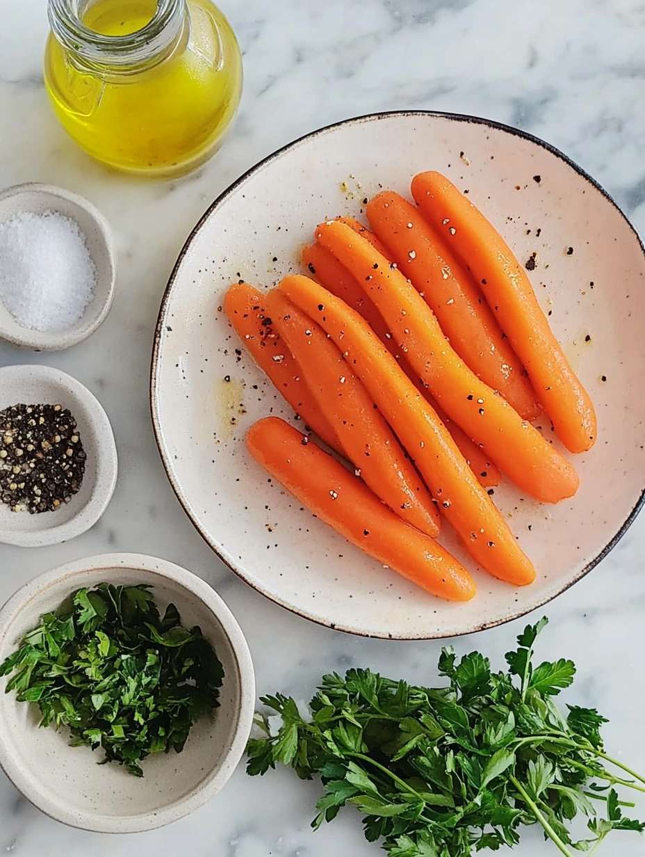 Ingredienser till rivna morötter