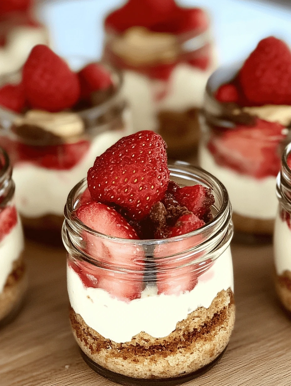 Jordgubb spekuloos tiramisu i glas