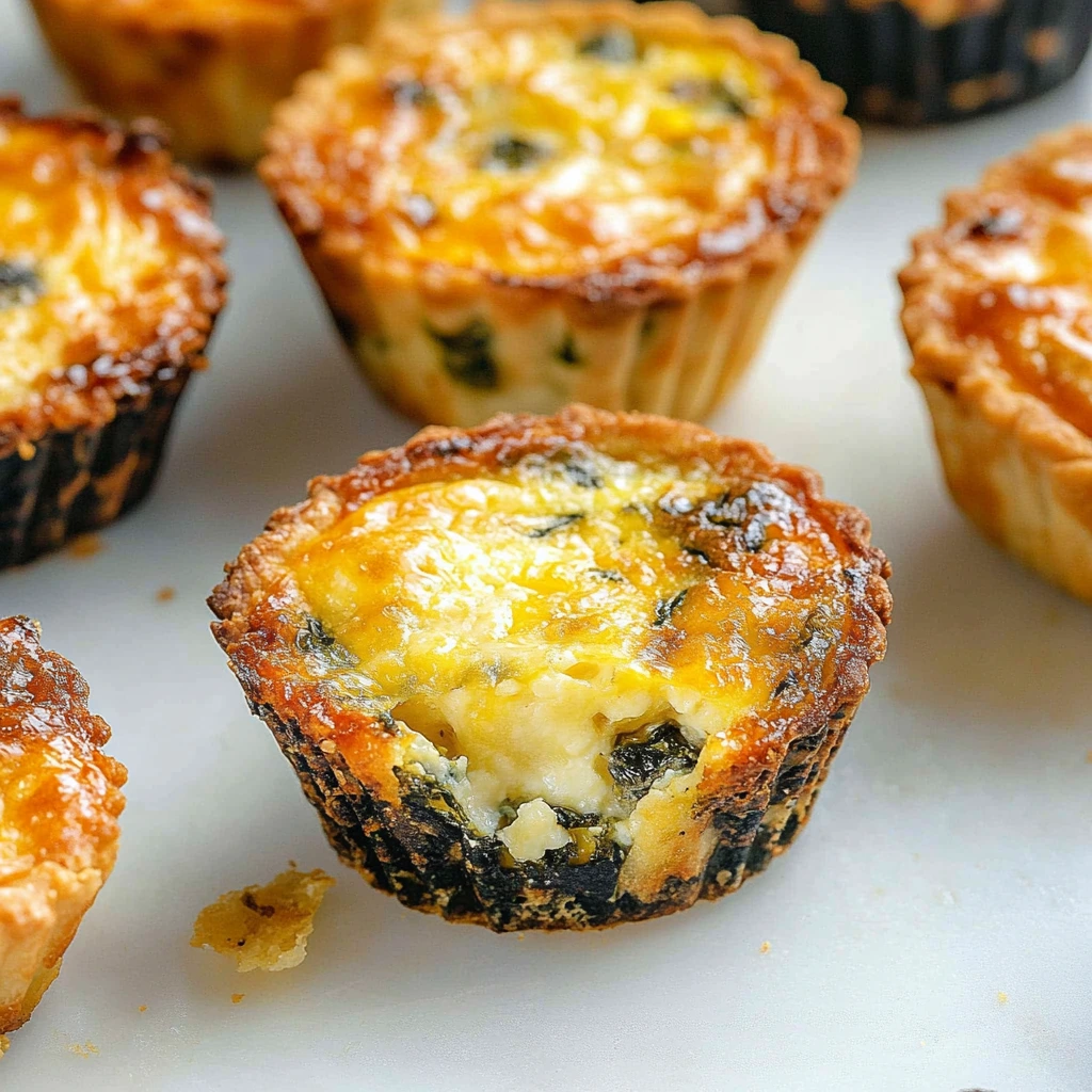 Läckra mini quiches utan deg