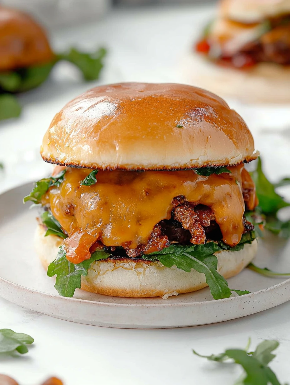 Utsökt vegetarisk hamburgare