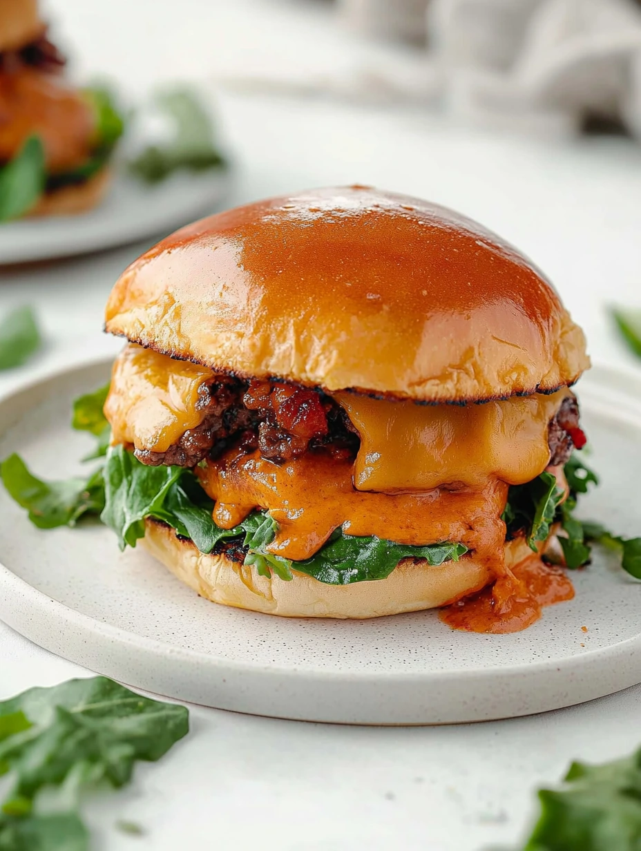 Vegetarisk hamburgare, njut