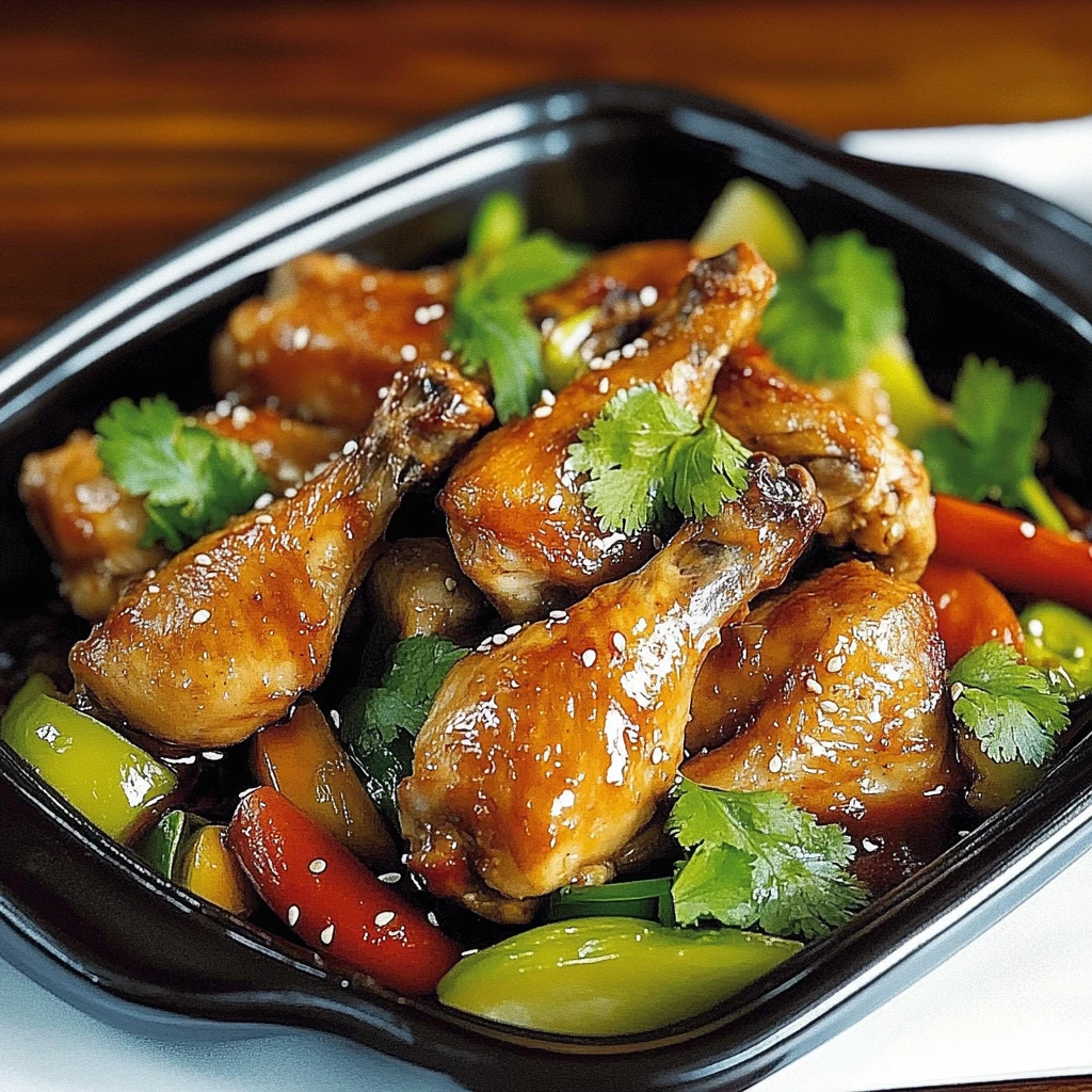 Asiatisk Kyckling på Plåt