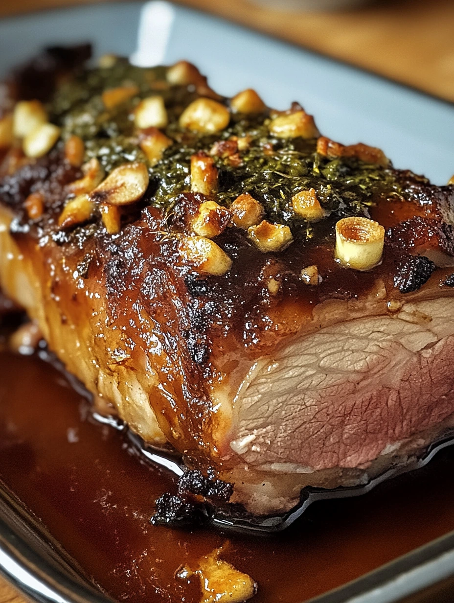 Honungskonfit lammstek recept