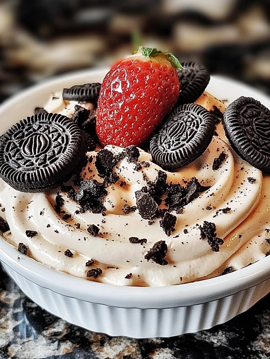 Läcker Oreo Cheesecake-dipp