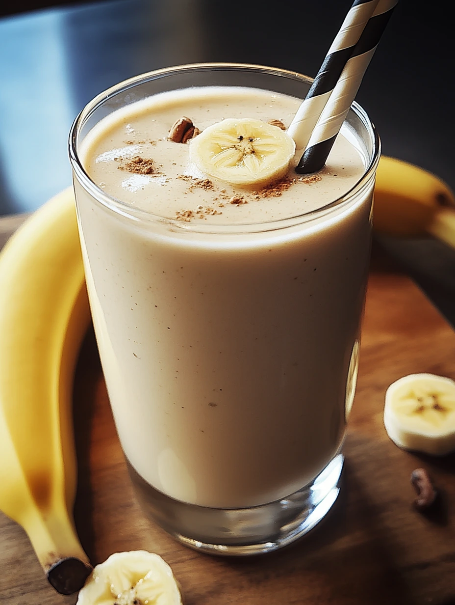 Enkel bananmilkshake
