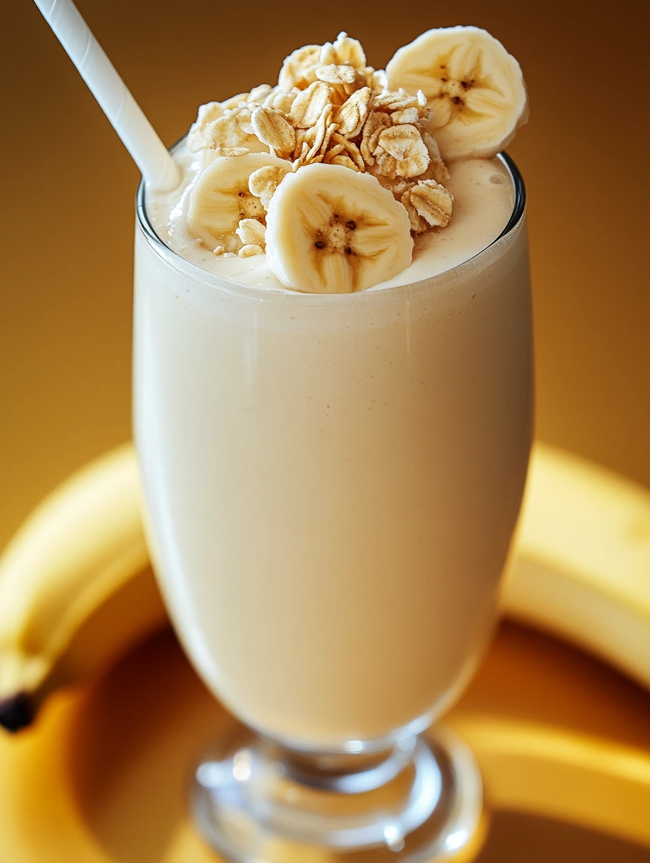 Bananmilkshake, perfekt frukost