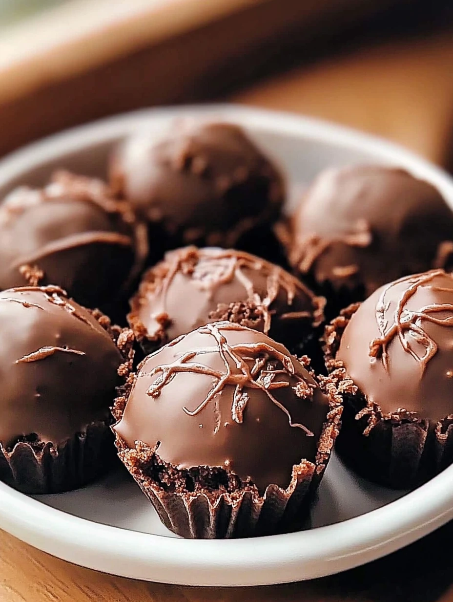 Browniebollar choklad