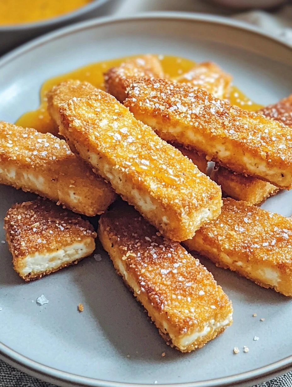 Krispig Tofu med Honungssenapssås