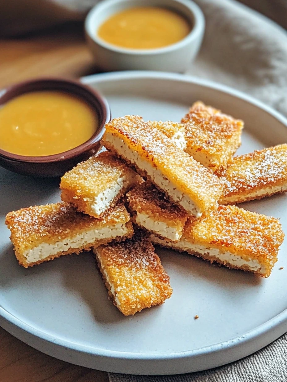 Krispig Tofu med Honungssenapssås
