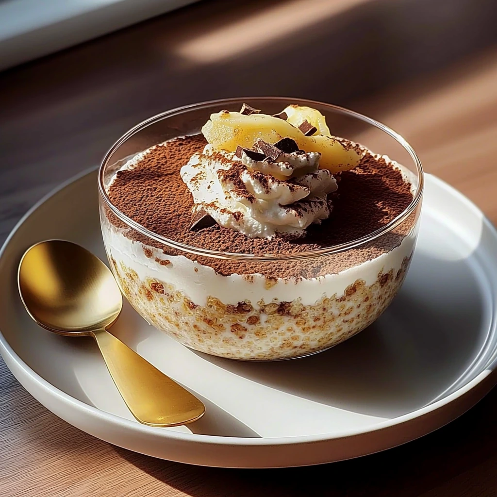 Recept på havregryn med tiramisu