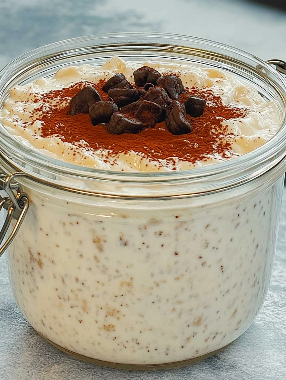 Tiramisu-inspirerad havregrynsgröt