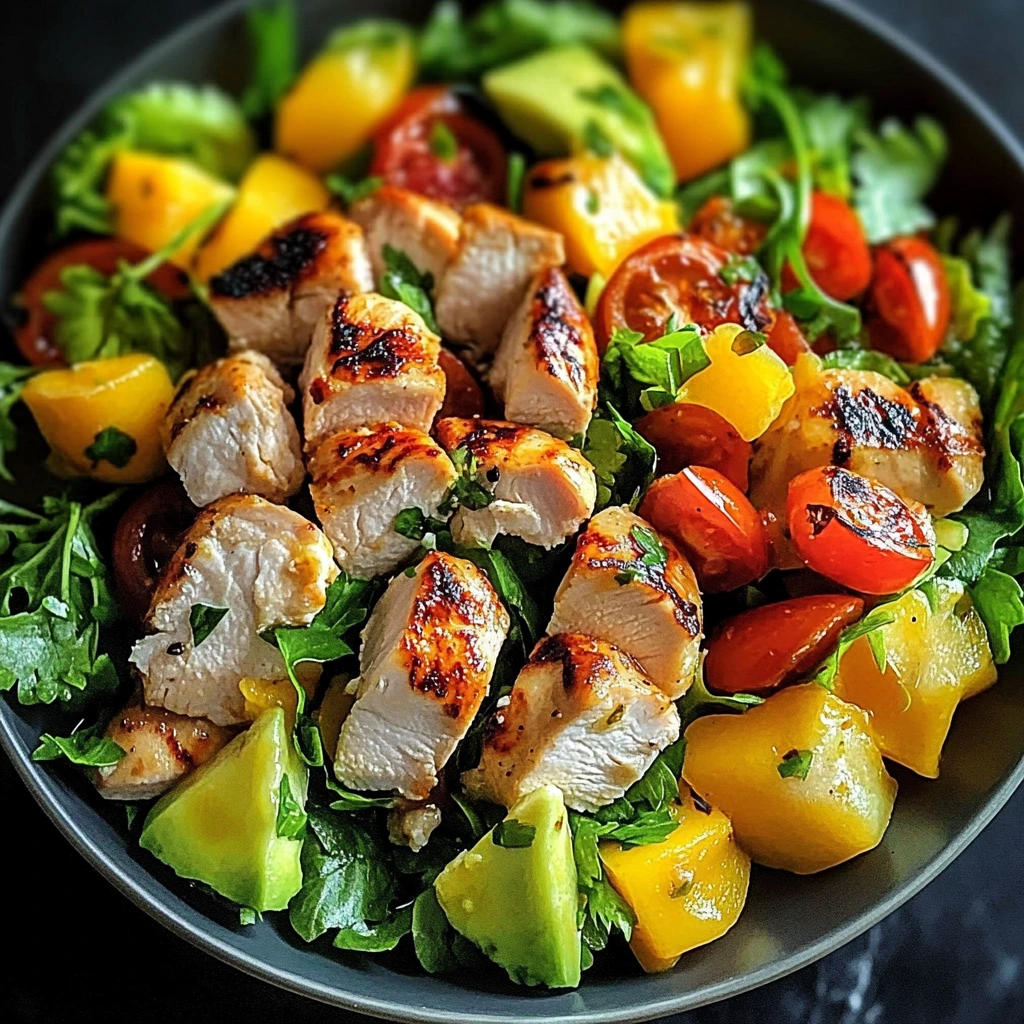 Hawaiiansk Kycklingsallad
