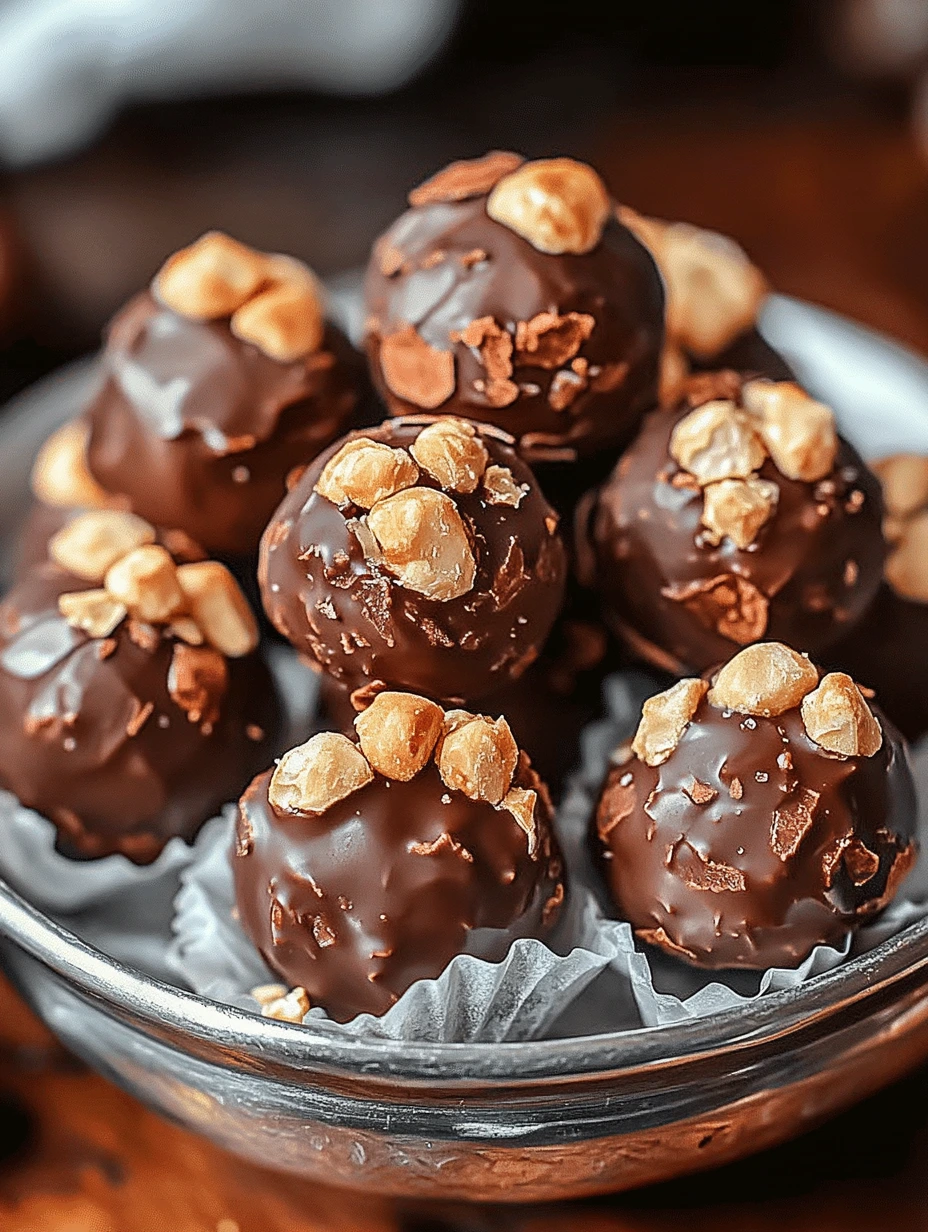 Truffes Ferrero Rocher facile