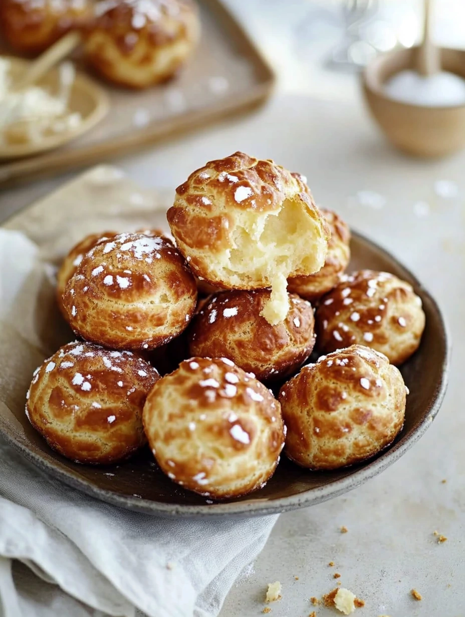 Chouquettes, lätt dessert