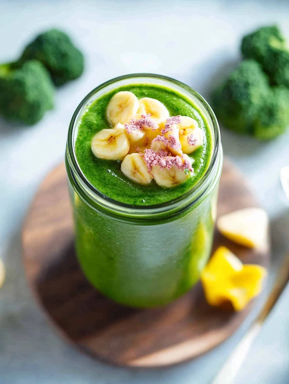 Ett glas grön detoxsmoothie