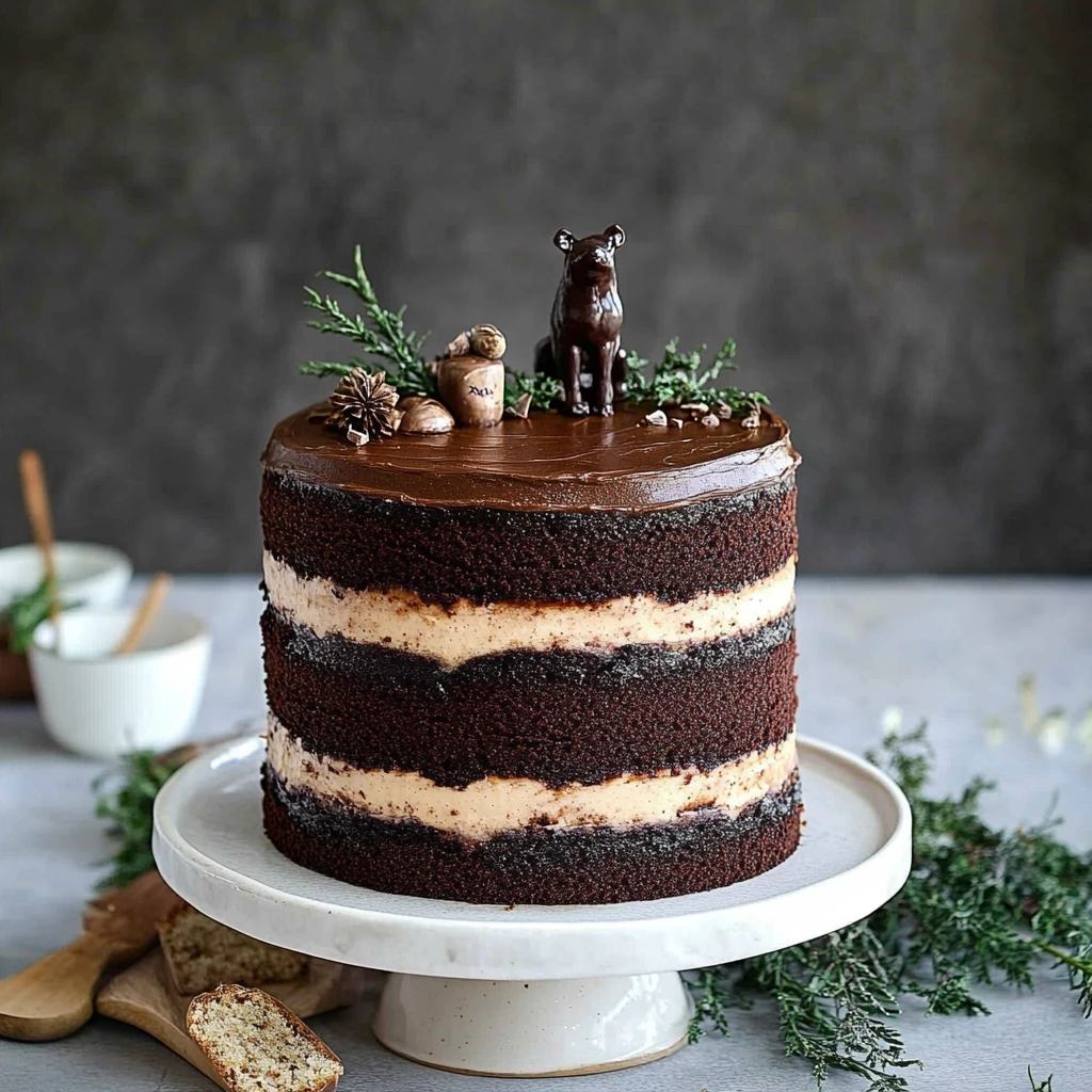 Nyttig lagerchokladtårta (födelsedagstårta)