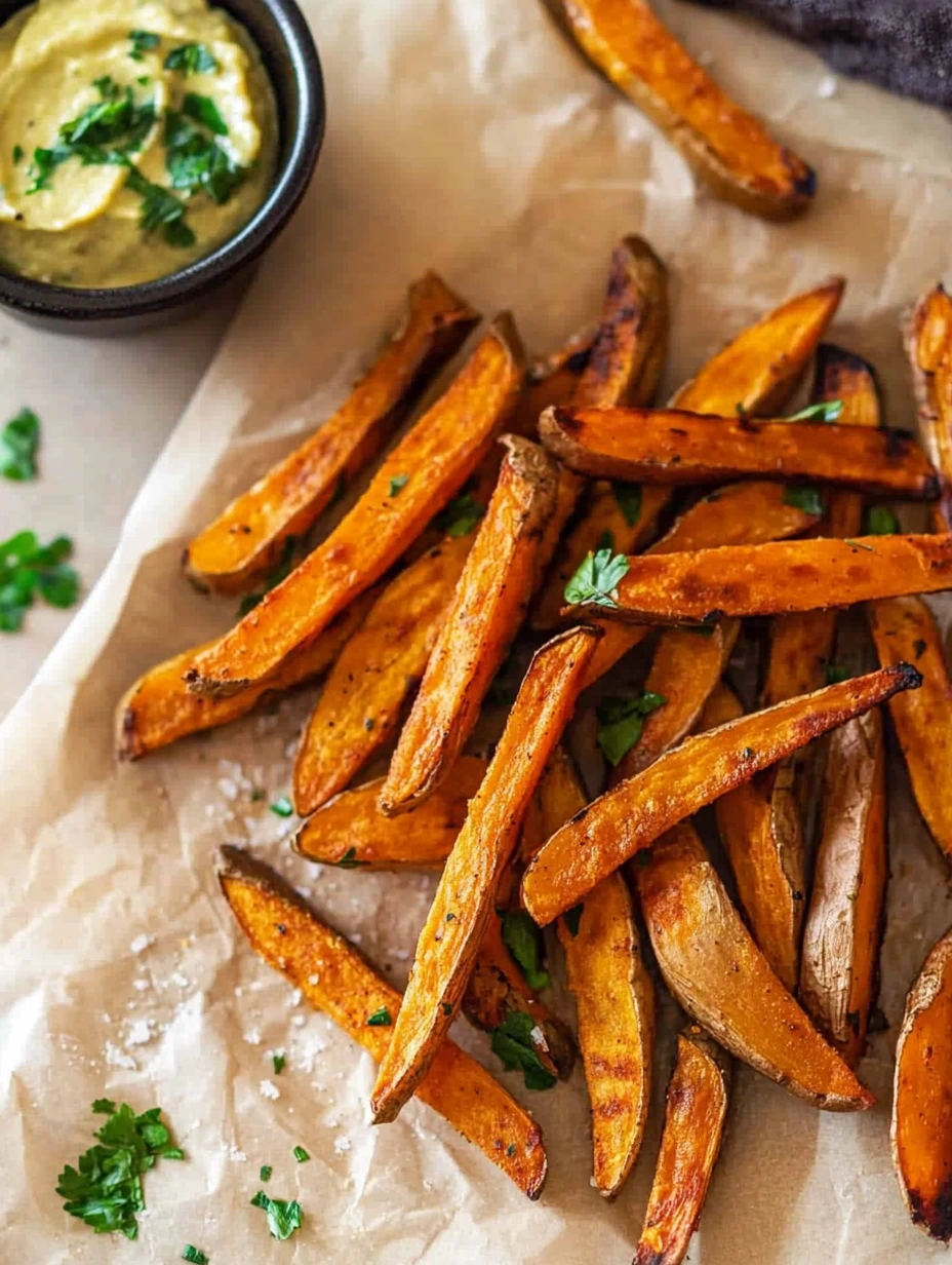 Sötpotatis pommes