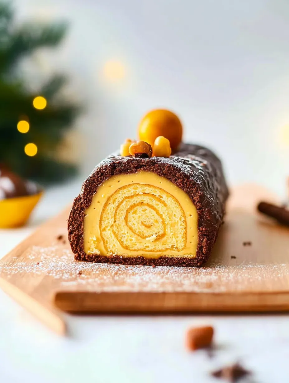 Mango-chokladrulle