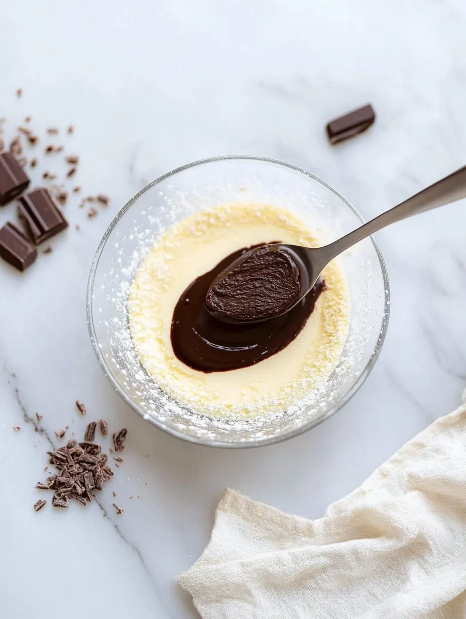 Förberedelse av Chokladfondant med flytande mitt