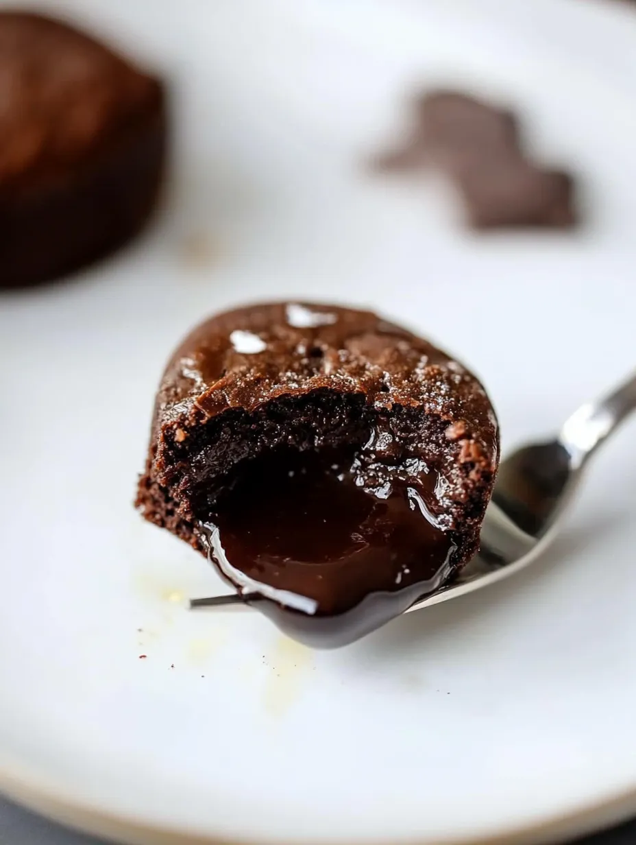 Mjuk flytande chokladfondant