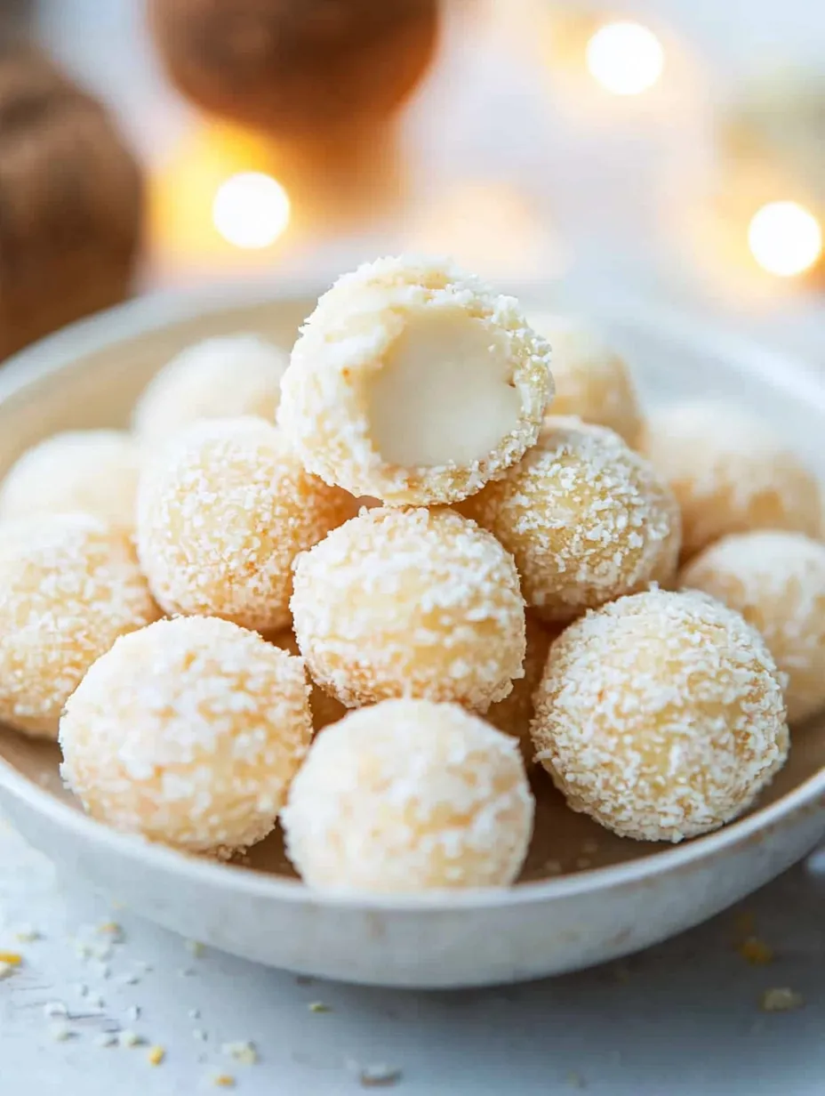 Kokosbollar i Raffaello-stil