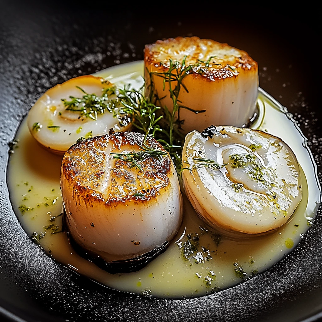 Kammusslor med dill