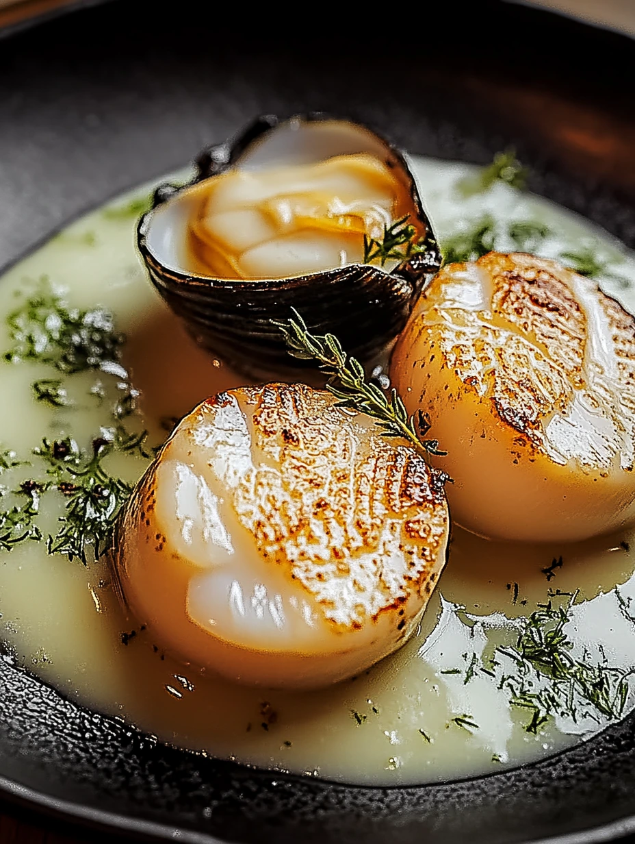 Sankt Jakobsmusslor med dill