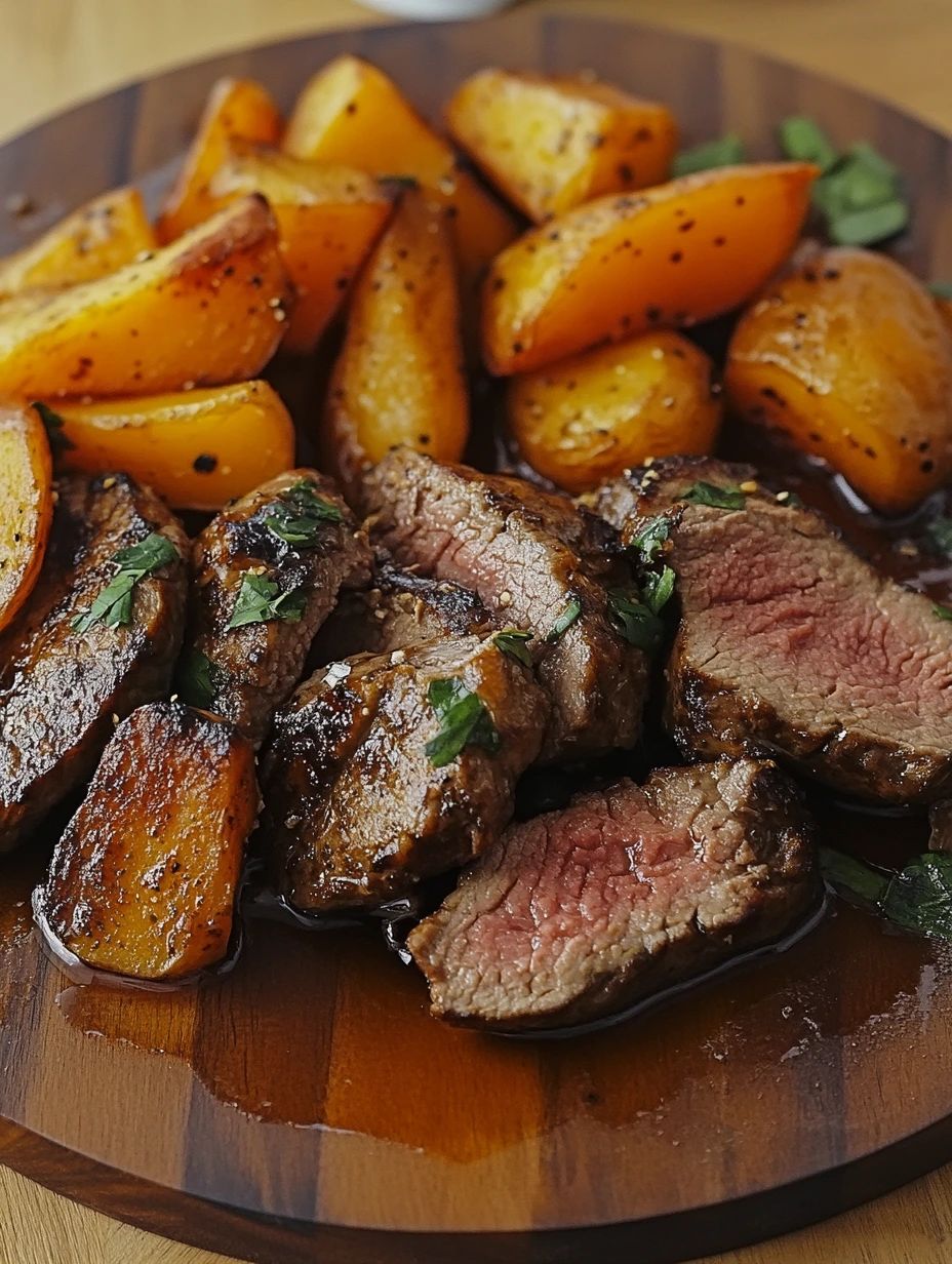 Brasilianskt nötkött med sötpotatis