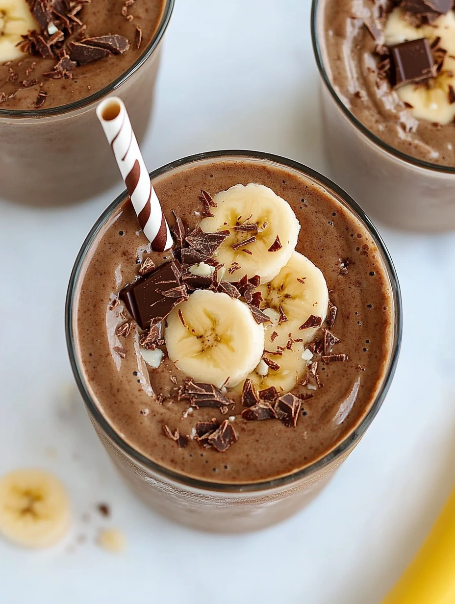 banan choklad smoothie