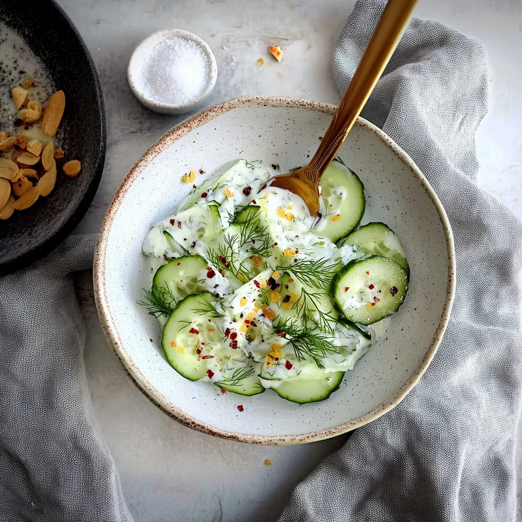 Gurksallad med dill