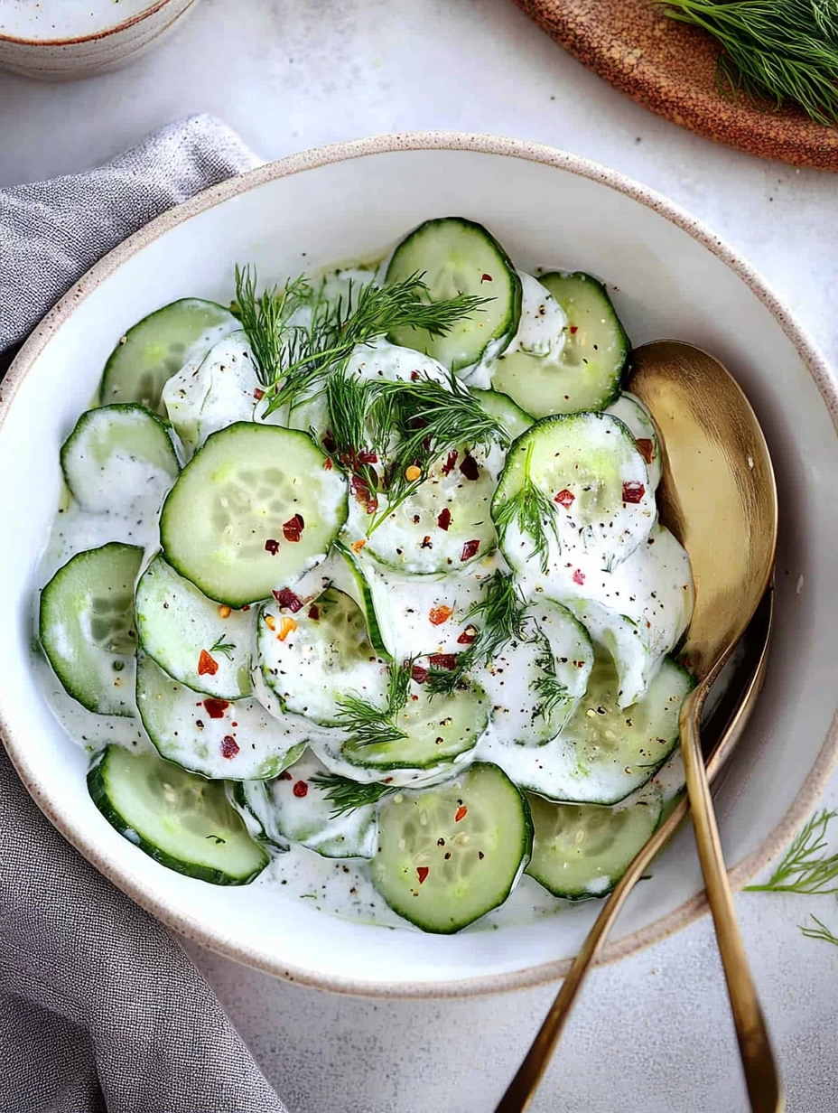 Gurk- och dillsallad