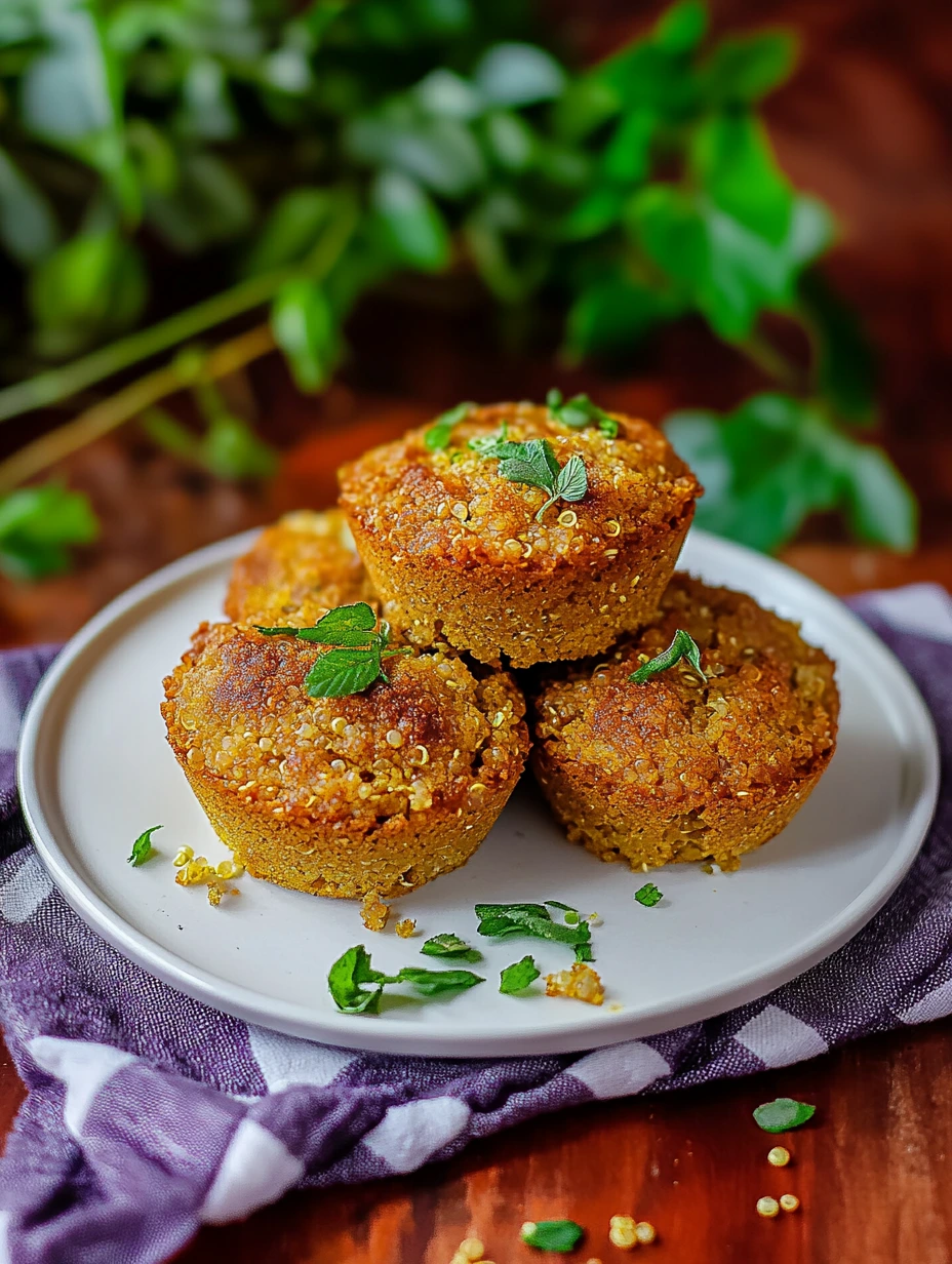Hemlagad quinoa- och blomkålsmuffin