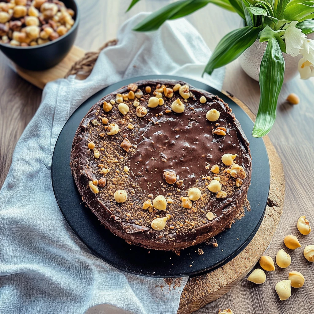 Choklad och hasselnötskaka