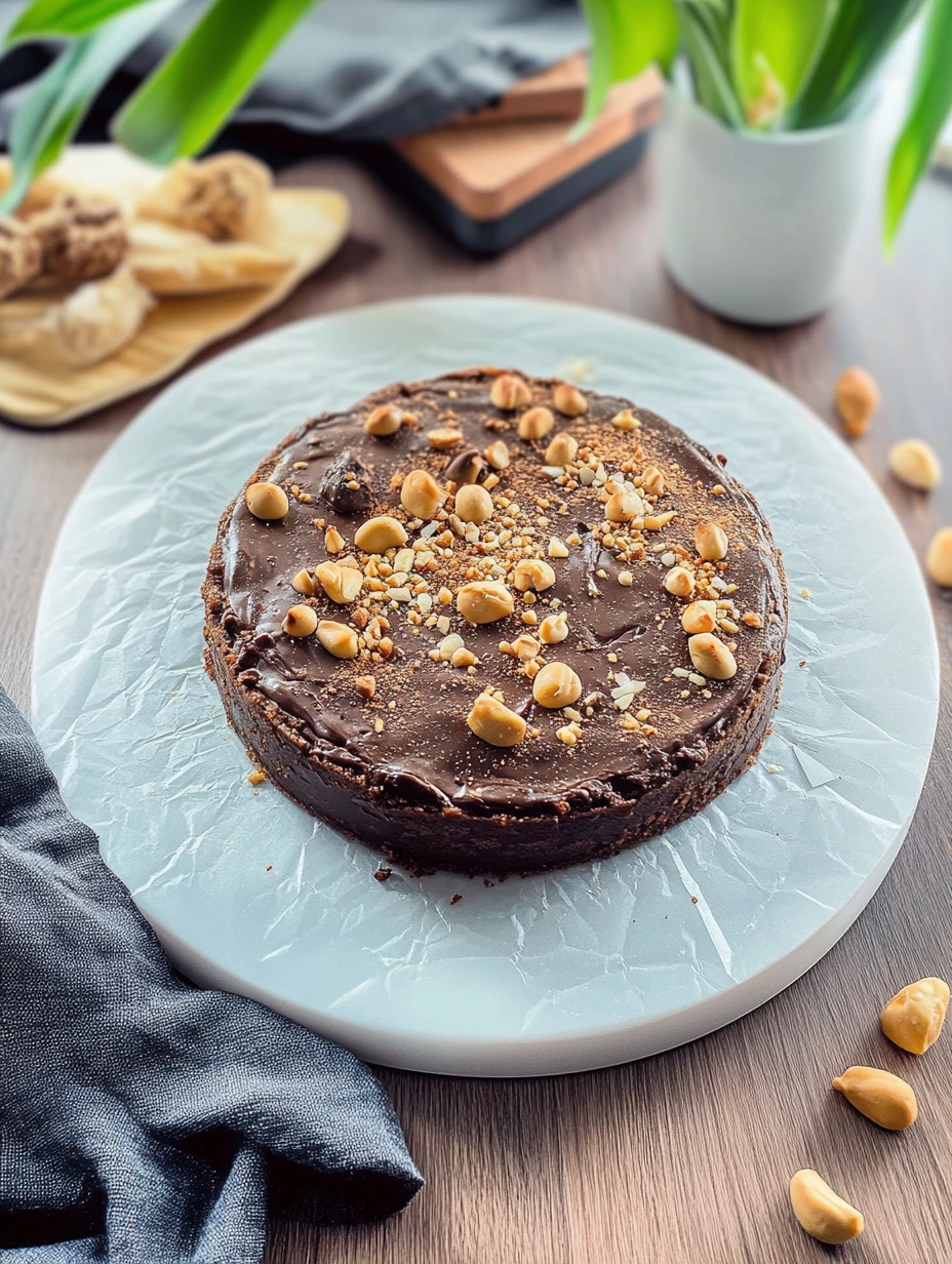Choklad- och hasselnötskaka, snabbt recept