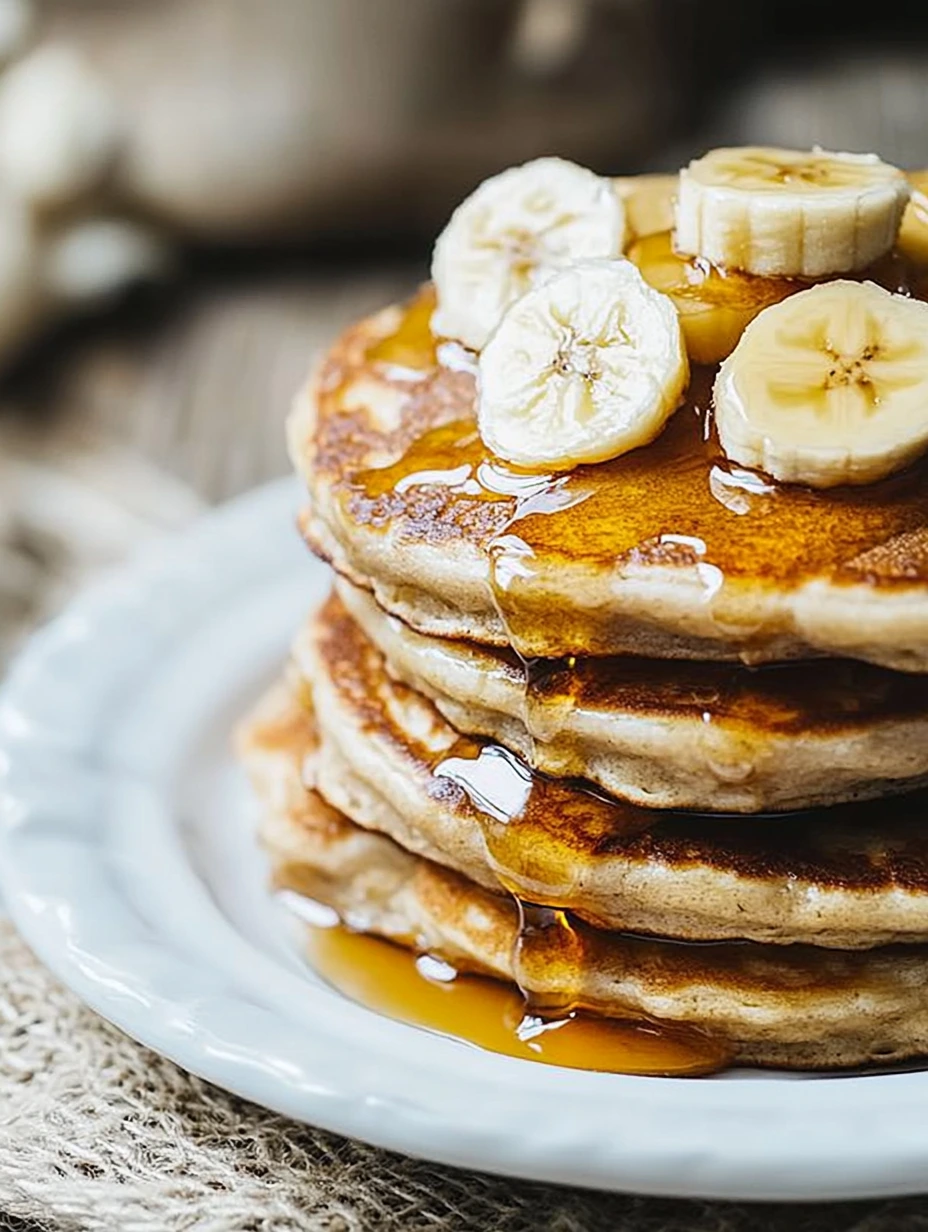 Pannkakor healthy banan och havregryn