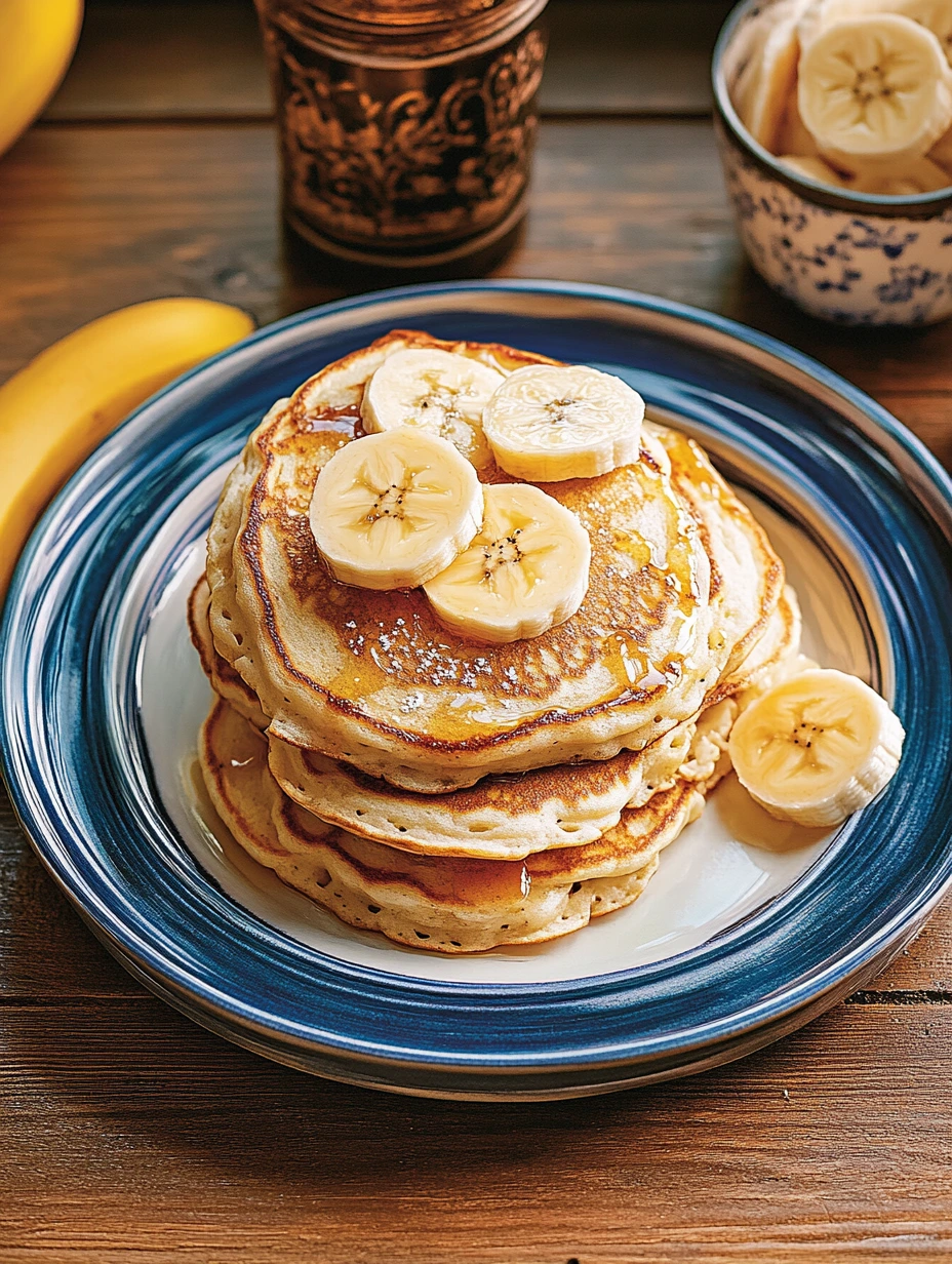 Pannkakor banan och havregryn