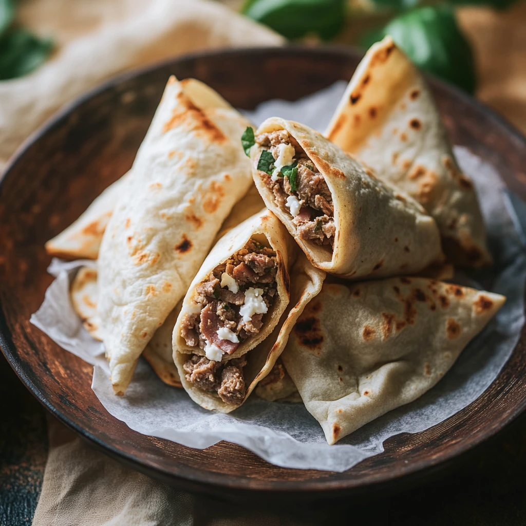 Köttfärstacos med Boursin