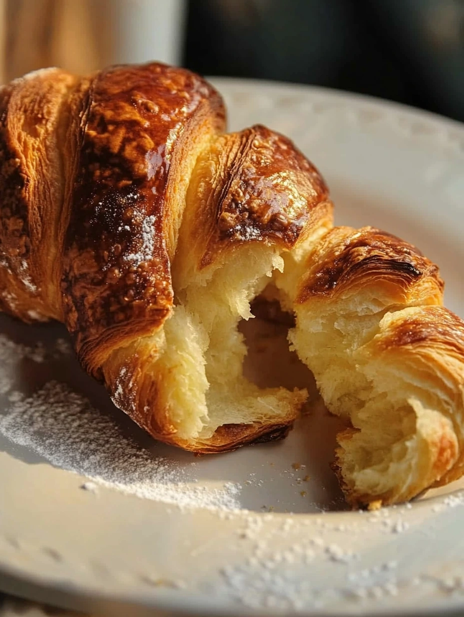 Hemgjord croissant