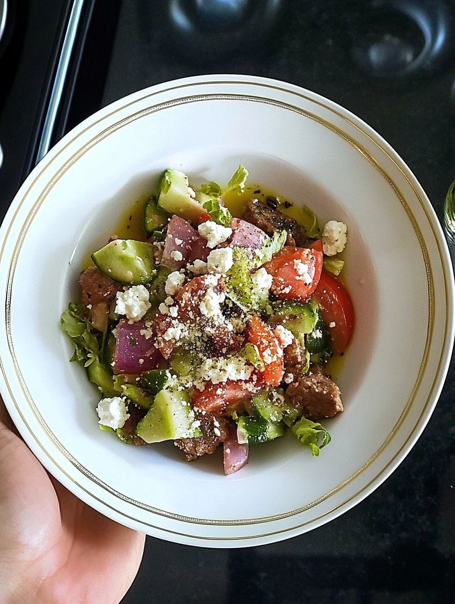 Grekisk sallad, fräscht recept