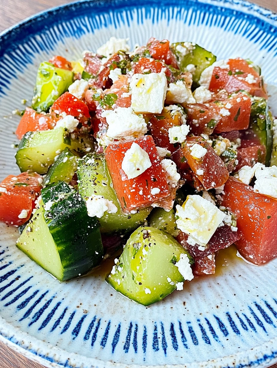 Grekisk sallad, medelhavsinspirerat recept