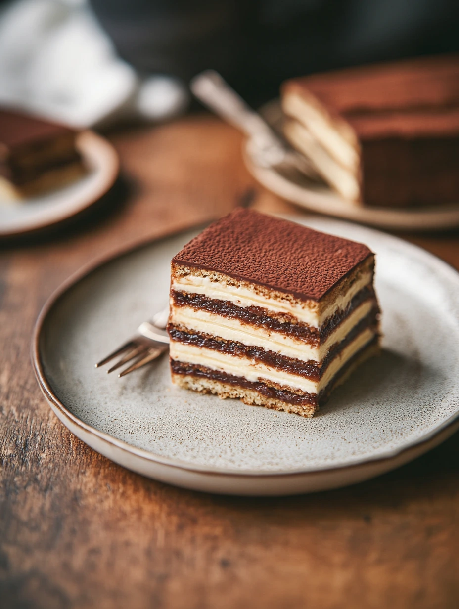 Gâteau de petit beurre au chocolat et café ( sans cuisson)