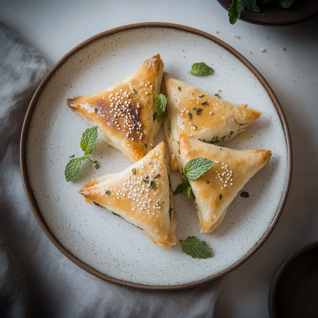 Feta- och myntarullar
