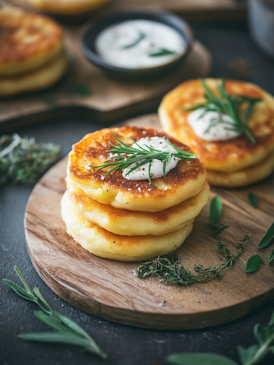 Potatisblinis, snabbt recept