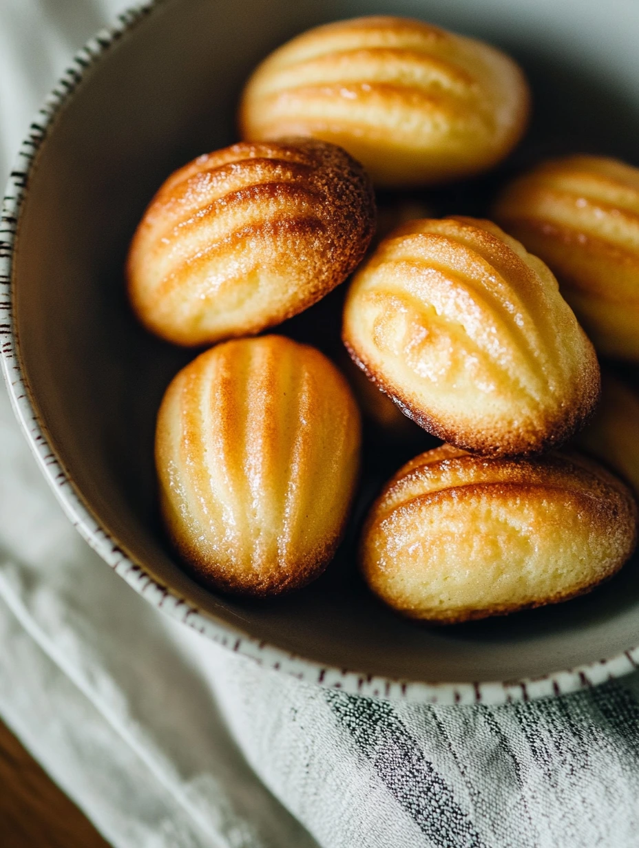 Hemlagade citronmadeleines