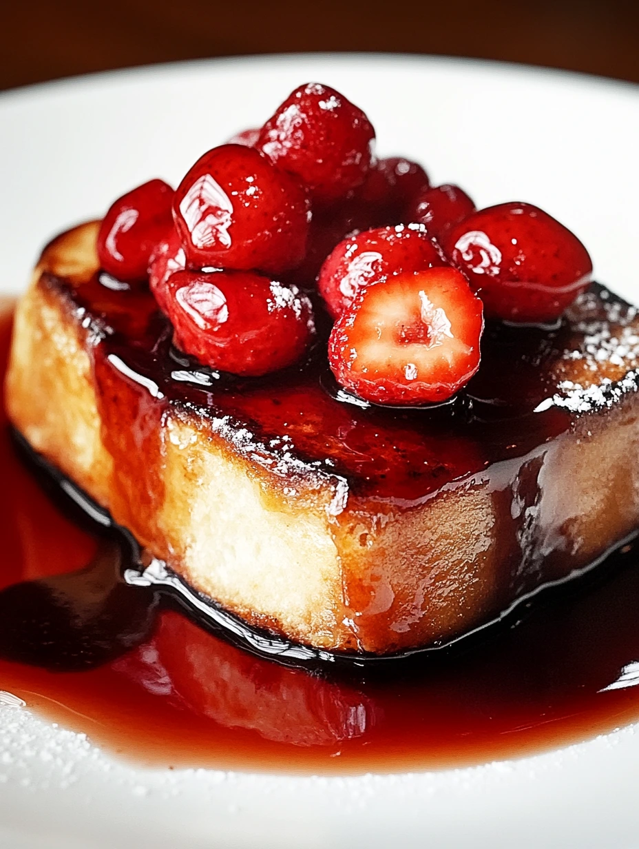 Kanelbröd med balsamiska jordgubbar