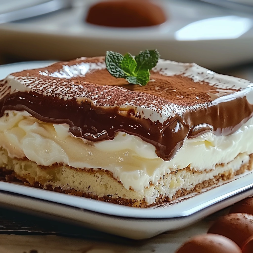 Tiramisu med Nutella utan ägg