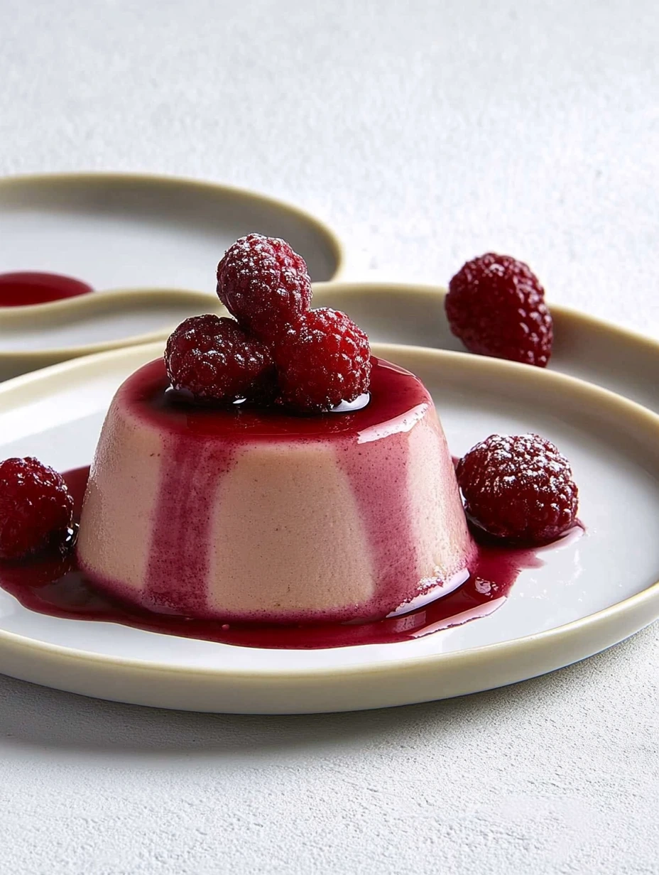 Enkel hallonflan