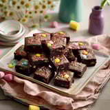 Påskbrownies